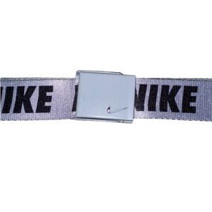 Nike Golf Repeat Single Web Belt Grey Adjustable